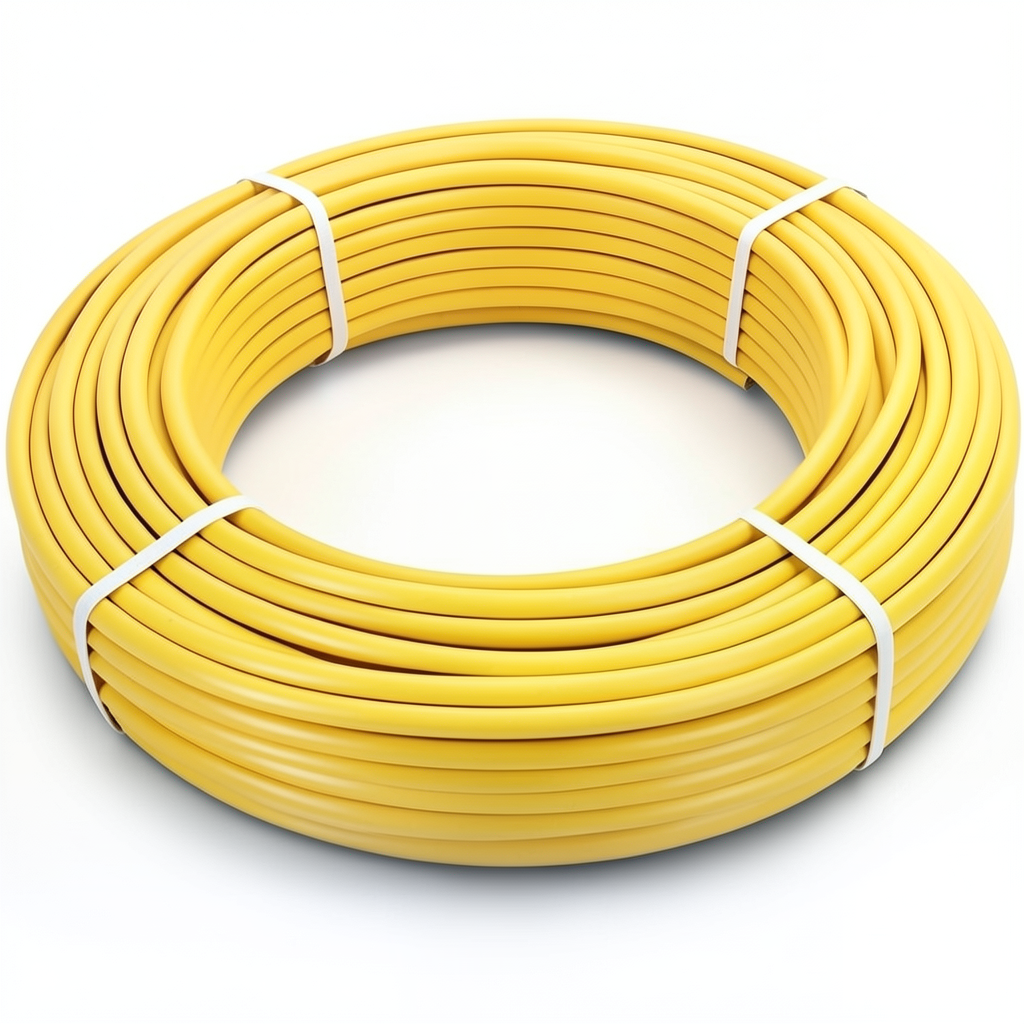 HDPE Pipes PE 80 Pressure 4.8 Bar 25 mm Diameter 2.3 mm Thickness Yellow