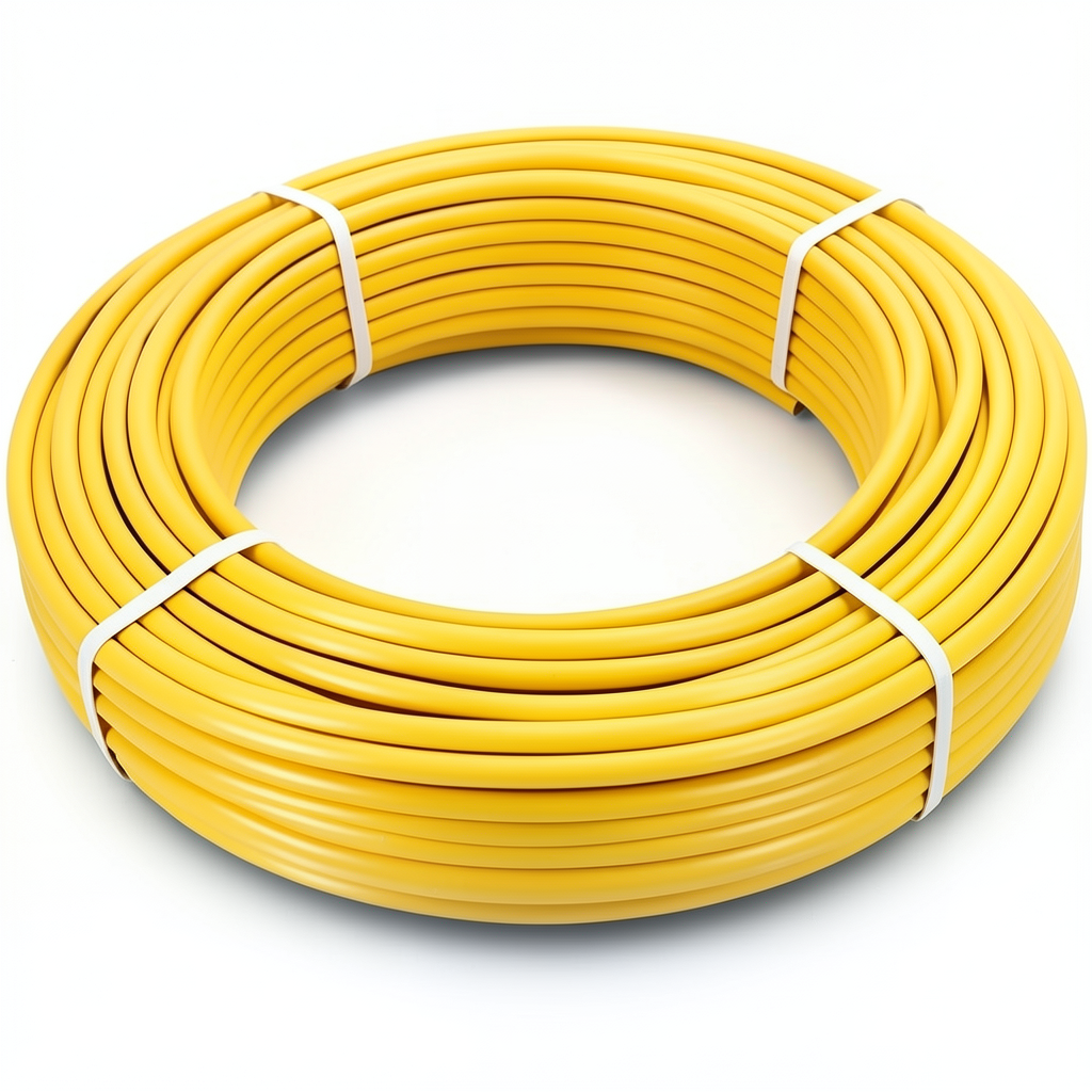 HDPE Pipes PE 80 Pressure 4.8 Bar 32 mm Diameter 2.3 mm Thickness Yellow