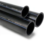 SPS HDPE Pipes PE 100 Pressure 16 Bar Outside Diameter 90 mm Thickness 8.2 mm Black | Saudi Pipes Systems (SPS)