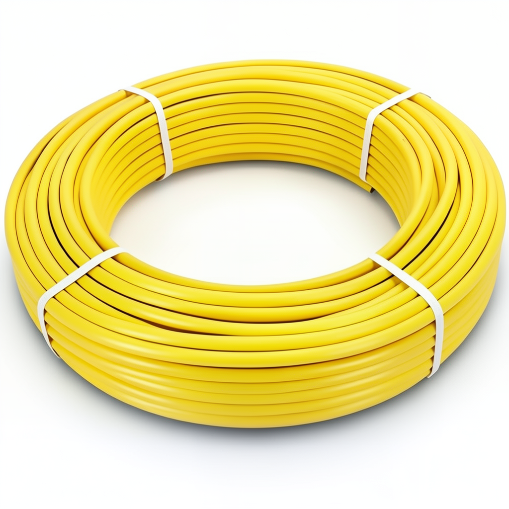 HDPE Pipes PE 80 Pressure 4.8 Bar Diameter 63 mm Thickness 3.6 mm Yellow