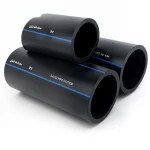 أنابيب HDPE السعودي PE 100 ضغط 6 بار قطر خارجي 110 مم سمك 4.2 مم لون اسود | مصنع أنظمة الانابيب السعودي (SPS)