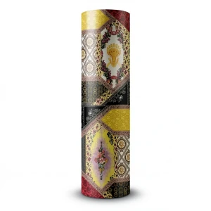 Italian Wallpaper 10m×0.70m Red Black Yellow Color, Model 12076