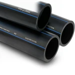 مواسير HDPE PE 100 ضغط 10 بار قطر خارجي 110 مم سمك 6.6 مم لون أسود | مصنع أنظمة الانابيب السعودي (SPS)