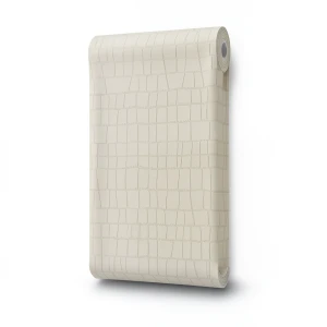 Italian Wall Covering Patterned Design Roll Length 10 m Beige Color