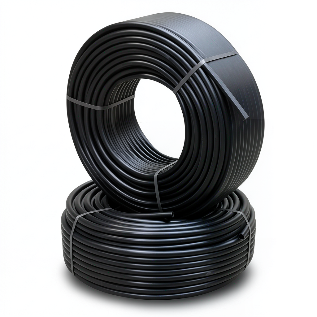 HDPE Pipes PE 100 Pressure 10 Bar 20 mm Diameter 3 mm Thickness Black