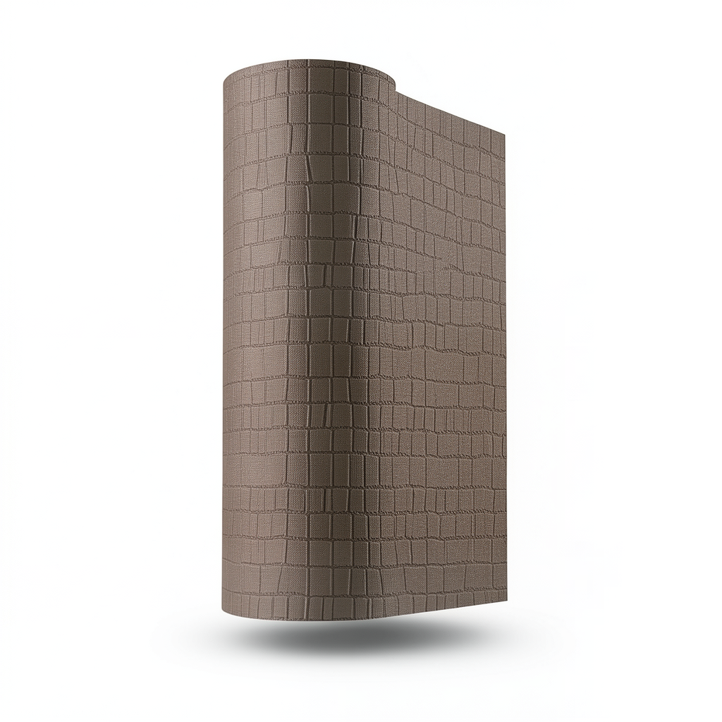 Italian Wall Decoration Patterned Design Roll 10 m Brown Color