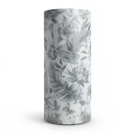Italian Wallpaper Floral Design Roll Length 10 m Gray Color