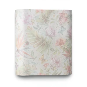 Italian Wallpaper Floral Design Multi-colored, Roll Length 10 m