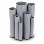 UPVC Pipes Modern Technology Nominal Pressure 17.2  Bar Size 1 inch Thickness 1.96  mm Gray Colour