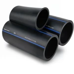SPS HDPE Pipe PE 100 Pressure 6 Bar Outside Diameter 140 mm Thickness 5.4 mm Black Color | Saudi Pipes Systems (SPS)