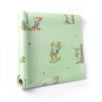 Youth and Children Wall Decoration 10m x 0.53m Light Green