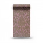 German Wall Decoration, size 10m x 0.53m, Pink with Brown, Model 515817