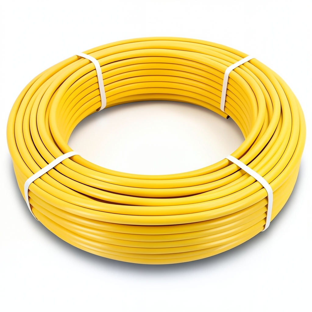 HDPE Pipes PE 80 Pressure 4.8 Bar Diameter 50 mm Thickness 2.9 mm Yellow