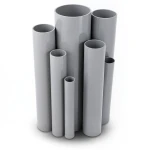 UPVC Pipes Nominal Pressure 2.5 Bar Outside Diameter 140 mm Thickness 1.8 mm Gray
