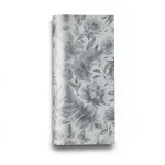 Italian Wallpaper Floral Design Roll Length 10 m Gray Color