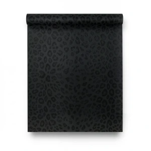 Italian Wall Covering Patterned Design Roll Length 10 m Black Color
