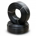 أنابيب HDPE الراجحي PE 100 ضغط 10 بار قطر خارجي 63 مم سمك 3.8 مم لون اسود