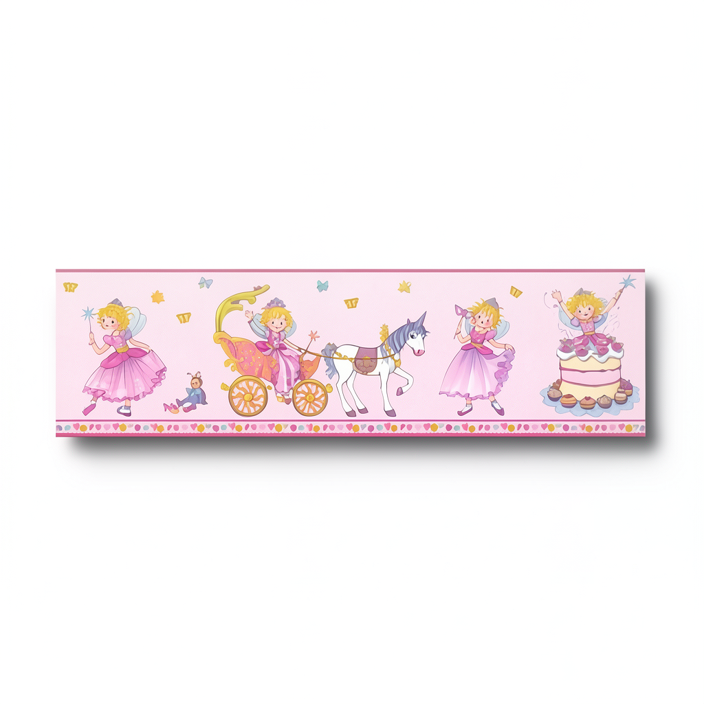 Youth and Children Wall Decoration Pink, 10m x 0.53m, Model 298901