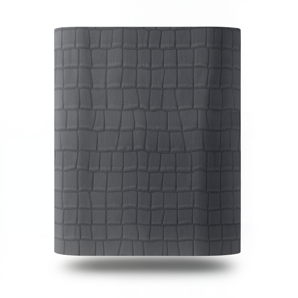 Italian Wall Covering Patterned Design Dark Grey, Roll Length 10m