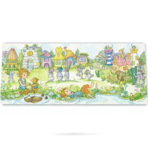German Wallpaper Youth & Children 10m x 0.53m Green, Model 297508