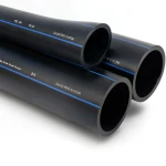 أنابيب HDPE السعودي PE 100 ضغط 6 بار قطر خارجي 180 مم سمك 6.9 مم لون اسود | مصنع أنظمة الانابيب السعودي (SPS)
