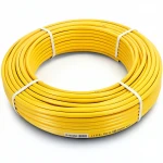 أنابيب HDPE نيبروبلاست PE 100 ضغط 16 بار قطر خارجي 50 مم سمك 4.6 مم لون أصفر 