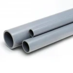 مواسير UPVC الوطني ضغط 2 بار  قطر خارجي 140  مم سمك 1.8 مم لون رمادي