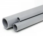 مواسير UPVC الخام الوطني ضغط 4 بار  قطر خارجي 90  مم سمك 1.9 مم لون رمادي