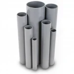 UPVC Pipes Modern Technology Nominal Pressure 8.6 Bar Size 2 inch Thickness 1.85 mm Gray Colour