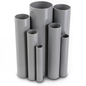UPVC Pipes Nominal Pressure 2.5 Bar Outside Diameter 140 mm Thickness 1.8 mm Gray