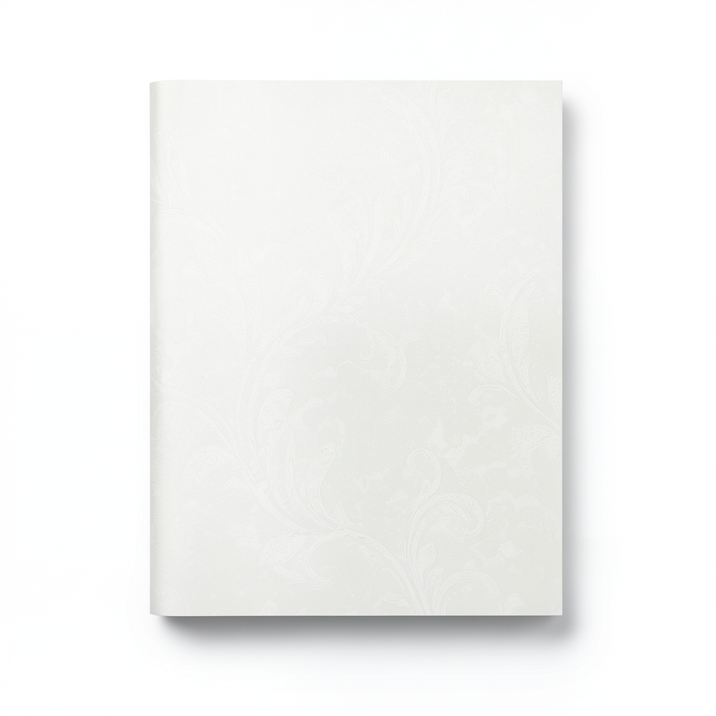 Italian Wallpaper 10m x 0.73m Off White, Model 24018