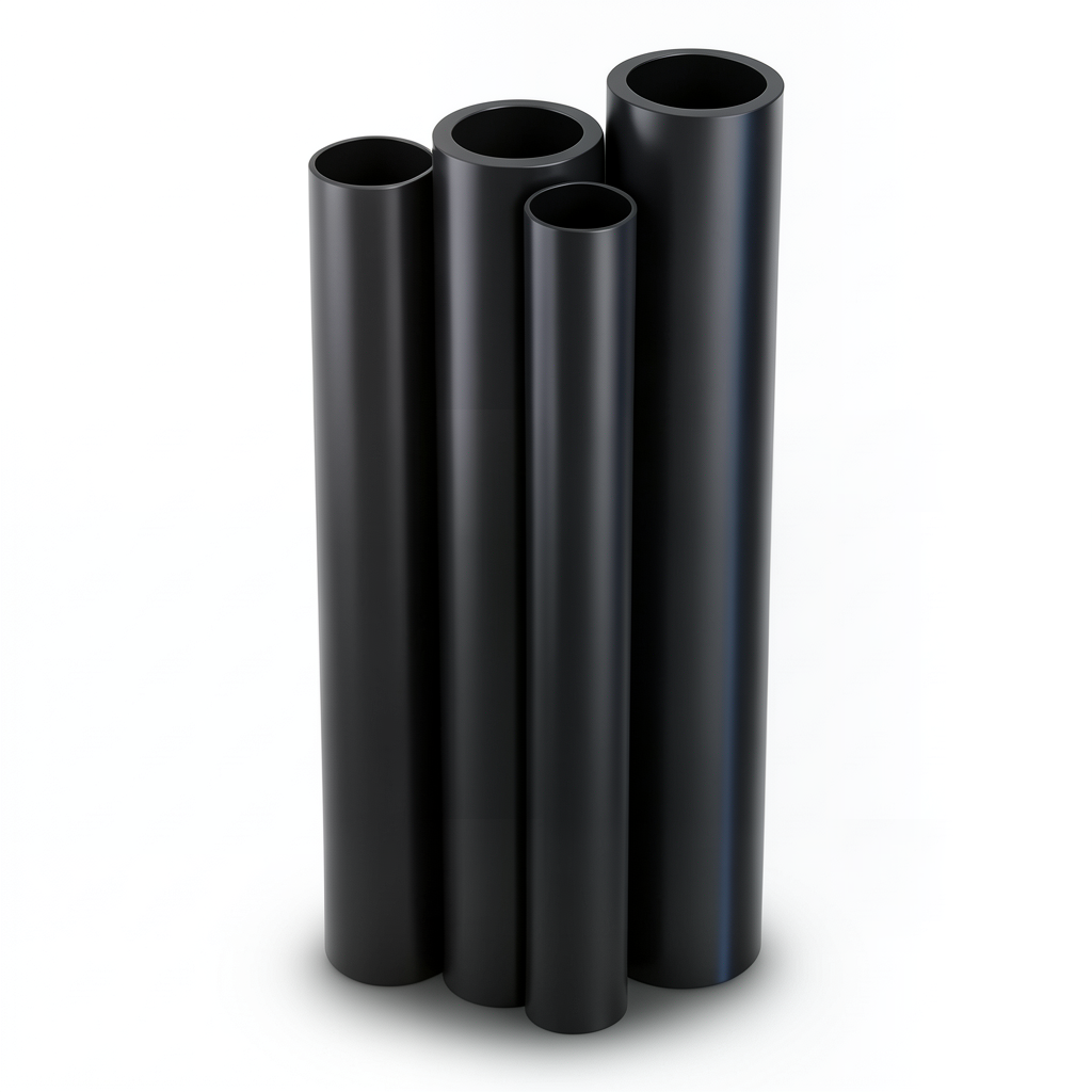 Al-Rajhi HDPE Pipes PE 100 Pressure 6 Bar Outside Diameter 200 mm Thickness 11.4 mm Black