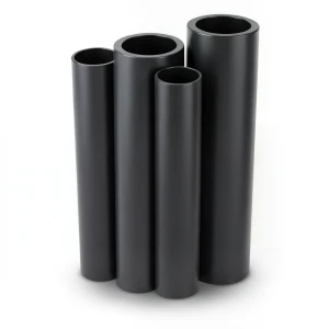 مواسير HDPE PE 100 ضغط 6 بار قطر 250 مم سمك 14.2 مم لون أسود