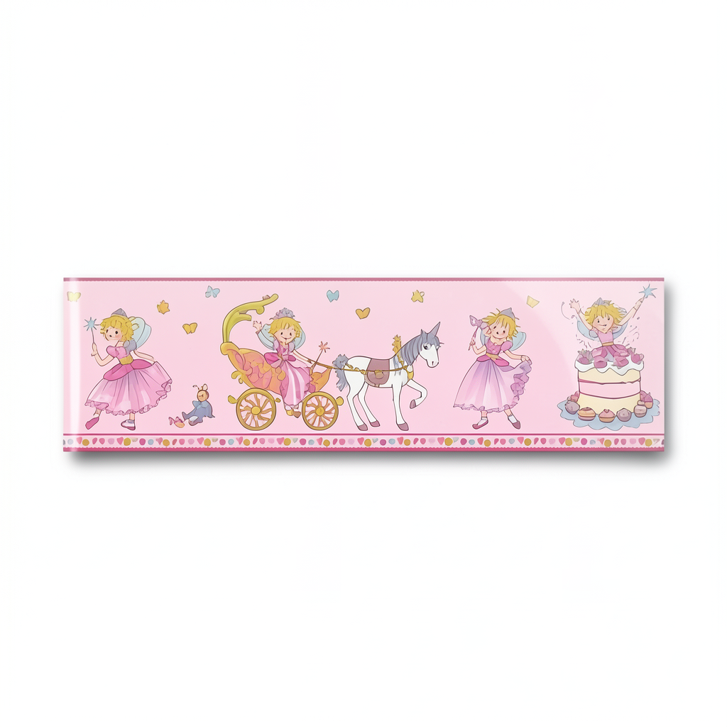 Youth and Children Wall Decoration Pink, 10m x 0.53m, Model 298901