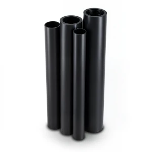 مواسير HDPE PE 100 ضغط 6 بار قطر 280 مم سمك 15.9 مم لون أسود