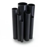 مواسير UPVC ضغط 2.5 بار قطر خارجي 140 مم سمك 1.8 مم لون اسود