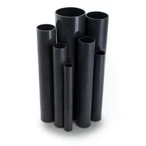 UPVC Pipes Nominal Pressure 2.5 Bar Outside Diameter 140 mm Thickness 1.8 mm Black