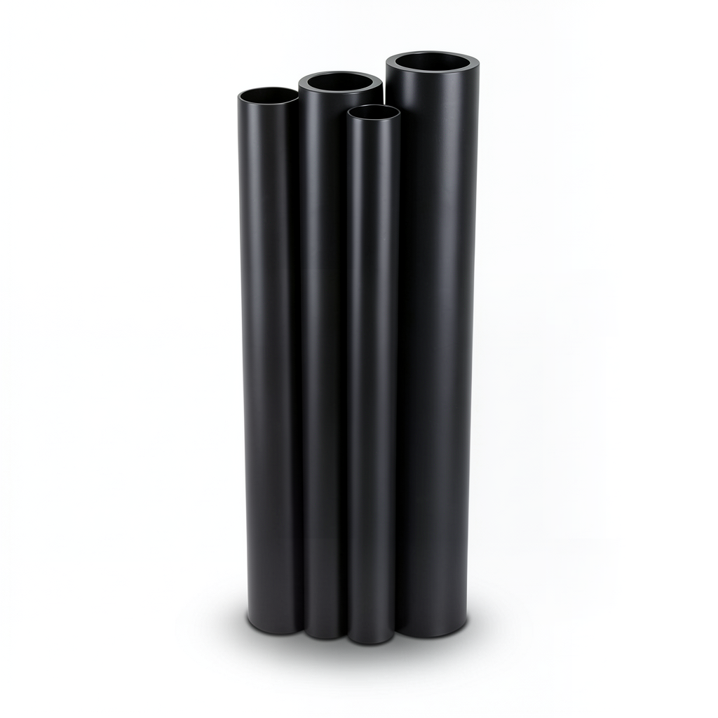 HDPE Pipes PE 100 Pressure 6 Bar Outside Diameter 500 mm Thickness 28.4 mm Black