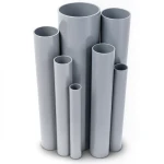 UPVC Pipes Nominal Pressure 2.5 Bar Outside Diameter 140 mm Thickness 1.8 mm Gray
