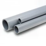 مواسير UPVC الخام الوطني ضغط 6 بار  قطر خارجي 90 مم سمك 2.7 مم لون رمادي