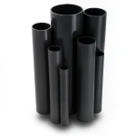 مواسير UPVC ضغط 2.5 بار قطر خارجي 140 مم سمك 1.8 مم لون اسود