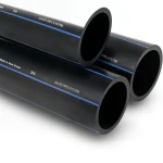SPS HDPE Pipes PE 100 Pressure 10 Bar Outside Diameter 250 mm Thickness 14.8 mm Black | Saudi Pipes Systems (SPS)