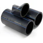 أنابيب HDPE السعودي PE 100 ضغط 10 بار قطر خارجي 160 مم سمك 9.5 مم لون اسود | مصنع أنظمة الانابيب السعودي (SPS)