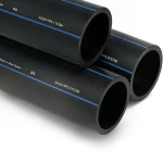 SPS HDPE Pipes PE 100 Pressure 16 Bar Outside Diameter 160 mm Thickness 14.6 mm Black | Saudi Pipes Systems (SPS)