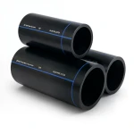 SPS HDPE Pipes PE 100 Pressure 10 Bar OD 280 mm Thickness 16.6 mm Black | Saudi Pipes Systems (SPS)