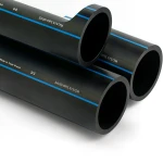 أنابيب HDPE السعودي PE 100 ضغط 6 بار قطر خارجي 180 مم سمك 6.9 مم لون اسود | مصنع أنظمة الانابيب السعودي (SPS)