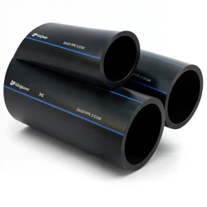 SPS HDPE Pipes PE 100 Pressure 16 Bar Outside Diameter 200 mm Thickness 18.2 mm Black | Saudi Pipes Systems (SPS)