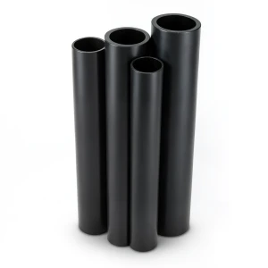 مواسير HDPE PE 100 ضغط 6 بار قطر 280 مم سمك 15.9 مم لون أسود