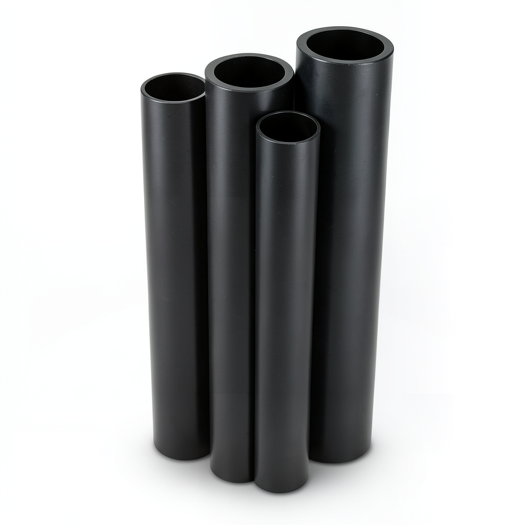 HDPE Pipes PE 100 Pressure 6 Bar 280 mm Diameter 15.9 mm Thickness Black