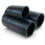 أنابيب HDPE السعودي PE 100 ضغط 6 بار قطر خارجي 315 مم سمك 12.1 مم لون أسود | مصنع أنظمة الانابيب السعودي (SPS)